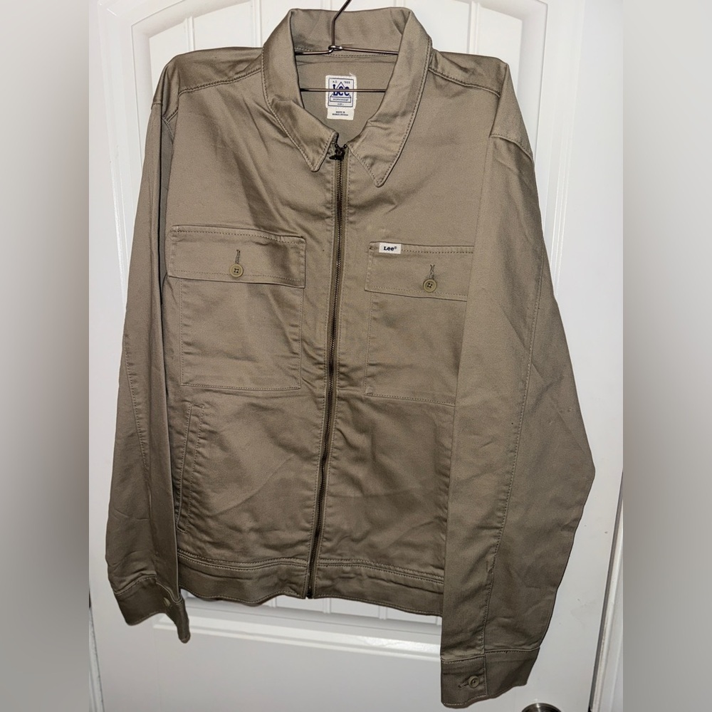 Lee Men's Khaki Shirt Jacket - Picture 8 of 13